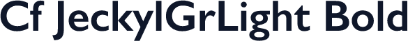 Cf JeckylGrLight Bold