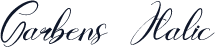 Garbens Italic
