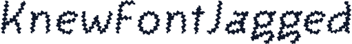 KnewFontJagged