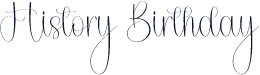 History Birthday
