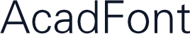 AcadFont