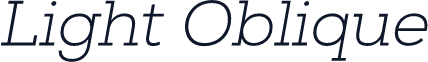 Light Oblique
