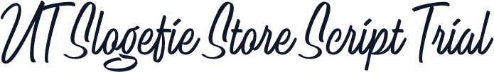UT Slogefie Store Script Trial