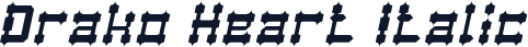 Drako Heart Italic