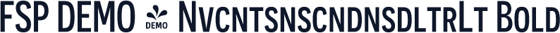 FSP DEMO - NvcntsnscndnsdltrLt Bold