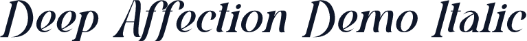 Deep Affection Demo Italic