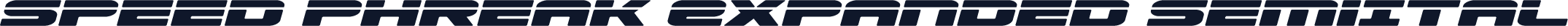 Speed Phreak Expanded SemiItal