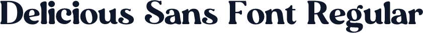 Delicious Sans Font Regular