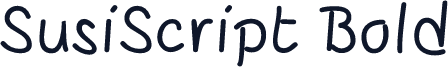 SusiScript Bold