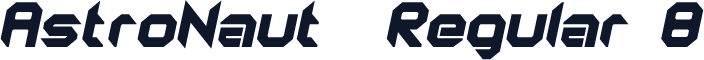 AstroNaut  Regular 8