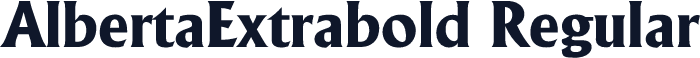 AlbertaExtrabold Regular