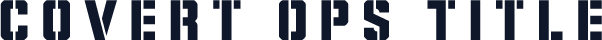 Covert Ops Title