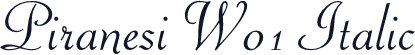 Piranesi W01 Italic