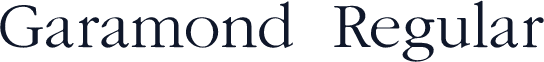 Garamond Regular