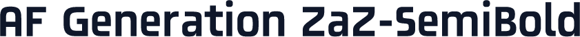 AF Generation ZaZ-SemiBold
