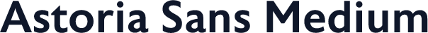 ☞Astoria Sans Medium