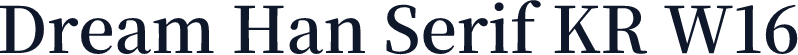 Dream Han Serif KR W16