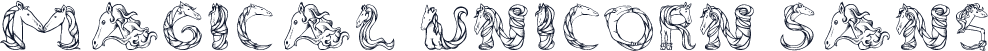 Magical Unicorn Sans