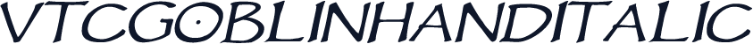 VTCGoblinHandItalic