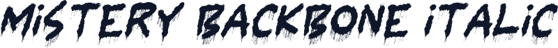Mistery Backbone Italic