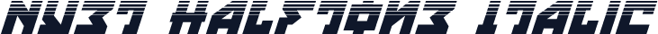 Nyet Halftone Italic