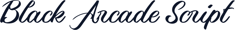 Black Arcade Script