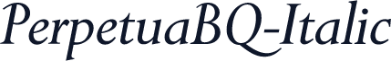 PerpetuaBQ-Italic