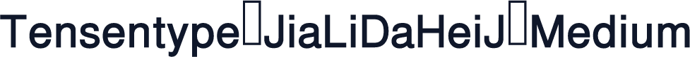 Tensentype JiaLiDaHeiJ Medium