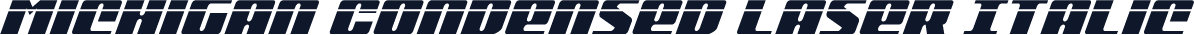 Michigan Condensed Laser Italic