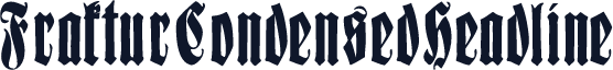FrakturCondensedHeadline