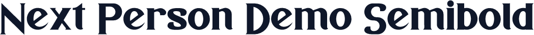Next Person Demo Semibold