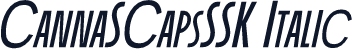 CannaSCapsSSK Italic