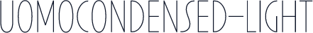 ☞UomoCondensed-Light