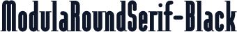 ModulaRoundSerif-Black