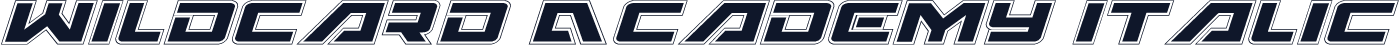 Wildcard Academy Italic