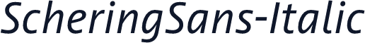 ScheringSans-Italic
