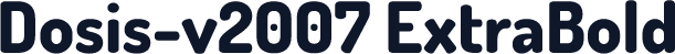 Dosis-v2007 ExtraBold