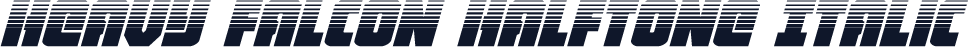 Heavy Falcon Halftone Italic