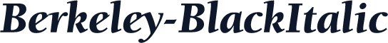 Berkeley-BlackItalic
