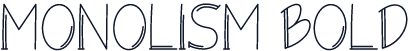 Monolism Bold