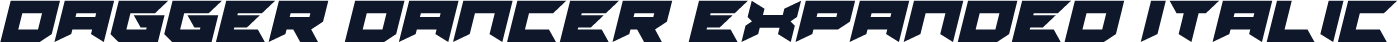 Dagger Dancer Expanded Italic