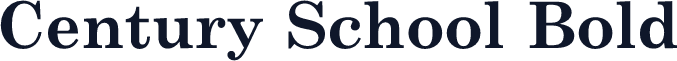 Century School Bold