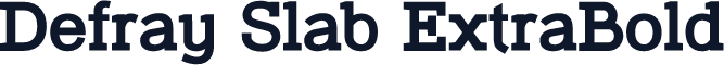 Defray Slab ExtraBold