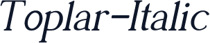Toplar-Italic