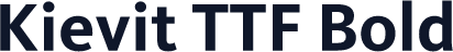 Kievit TTF Bold