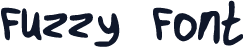 Fuzzy_Font