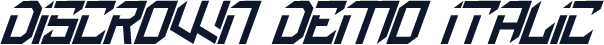 Discrown Demo Italic