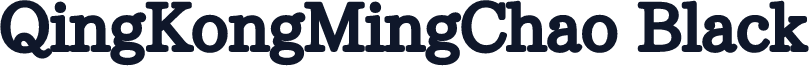 QingKongMingChao Black