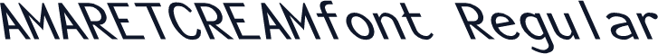 AMARETCREAMfont Regular