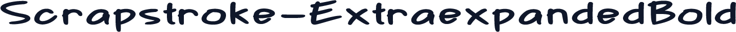 Scrapstroke-ExtraexpandedBold